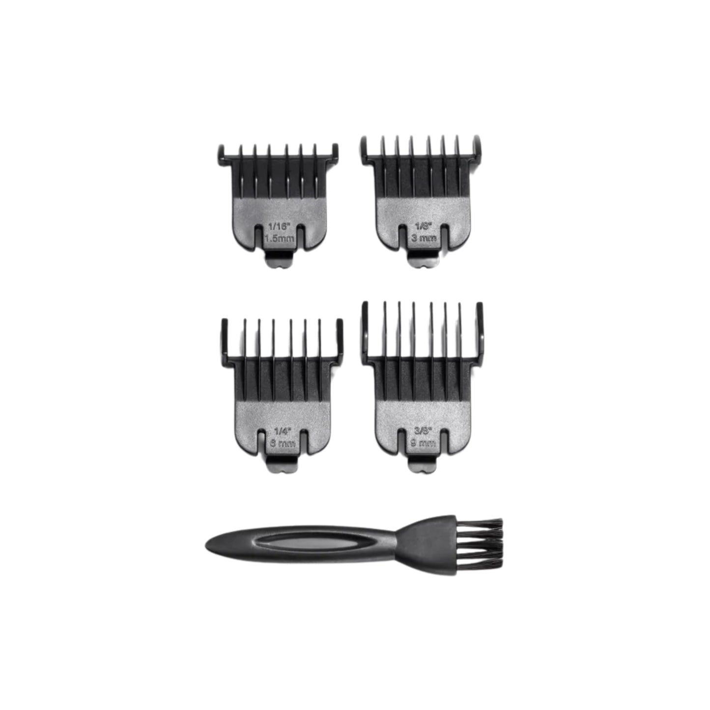 UR Easy Finish Kit Cutting Combs 4pcs and Cleaning Brush
